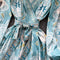 V-neck Bow-tie Floral Printed Dress