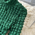 Niche Crochet Drawstring Bodycon Dress