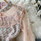 Beaded Jacquard Patchwork Lace Fishtail Dress
