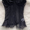 Sexy Lace Bodycon Black Camisole