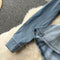 Irregular Design Jacket&Skirt Denim 2Pcs Set