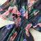 Fairy V-neck Printed Chiffon Dress