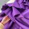 Purple Ruffled One-shoulder Slim Dress