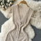 Chic Crochet Sleeveless Bodycon Dress