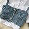 Japanese Style Shirt&Camisole&Skirt 3Pcs