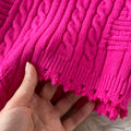 Irregular Sleeveless Vest Knitting