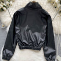 Vintage Niche Black Leather Jacket