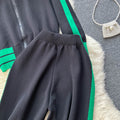 Baseball Jacket&Casual Trousers 2Pcs Set