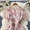 Fairy Waist-skimming Floral Cake Dress