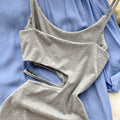 Loose Shirt&Hollow Dress 2Pcs Set