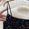 Chic Sequin Decorated Camisole&Skirt 2Pcs