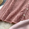 Cardigan&Knitted Slip Dress 2Pcs Set