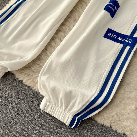 Casual Striped Baggy Harem Trousers