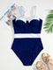 A One-piece Swimsuit With Breast Padding