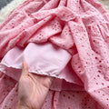 Hollowed Puffy Sleeve Doll Dress
