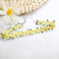 Free Gift for Orders of $99+ - Embroidered Flower Choker (Random Color)
