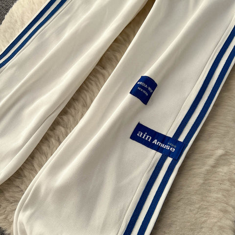 Casual Striped Baggy Harem Trousers