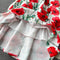 Chinoiserie Floral Print Sleeveless Dress