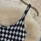 Knit Camisole & High Waist Skirt Two-Piece Set