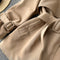 High-end Color Blocking Trench Coat