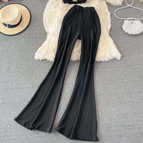 Fashion High-waist Skinny Two-piece Suit