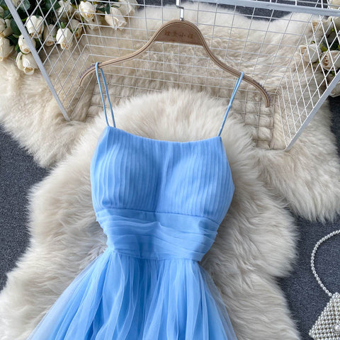 Halter Gauze Dress