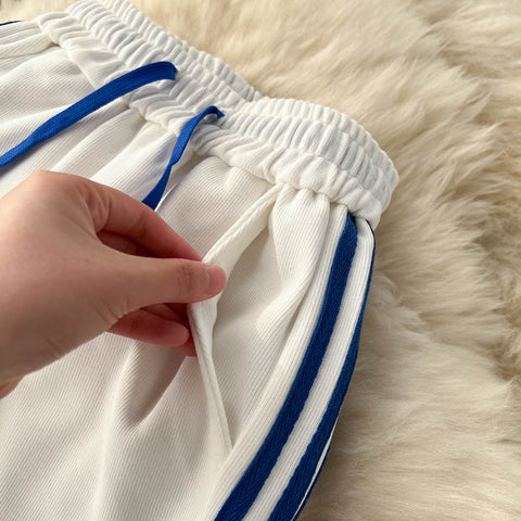Casual Striped Baggy Harem Trousers