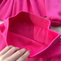 Ruffled Top & Hip-wrapping Skirt 2Pcs Set
