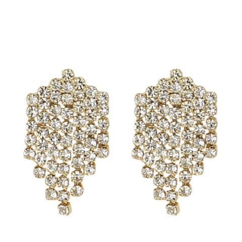Diamond-set Tassel Earrings