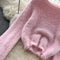 Fleece Knitted Sweater&Skirt 2Pcs Set