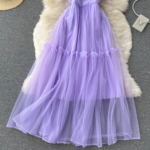 Halter Gauze Dress