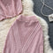 Hollow-out Jacquard Vest&Skirt 2Pcs Set