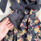 Halter Strap Floral Suspender Dress