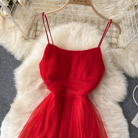 Halter Gauze Dress