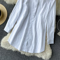 White Shirt&Solid Color Camisole 2PCs