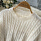 Niche Lace-up Sweater with Detachable Sleeves