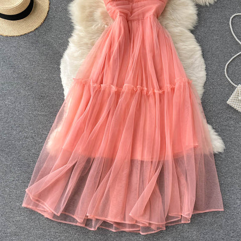 Halter Gauze Dress