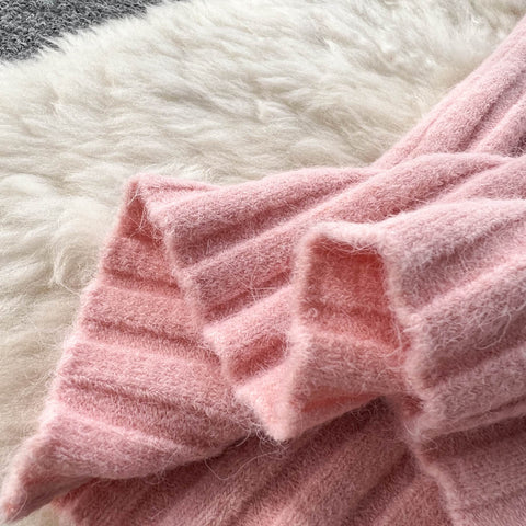 Cardigan Shawl&Halter Dress 2Pcs Set