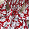 Off-shoulder Flared Sleeve Floral Dress