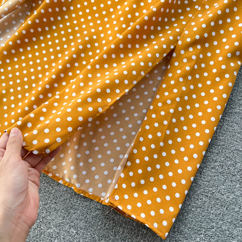 Polka Dot Print Top&Skirt 2Pcs Set