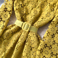 Niche Solid Color Crochet Maxi Dress