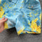 Chiffon Shirt&Printed Shorts 2Pcs Set