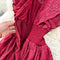 French Ruffled Lace Dress