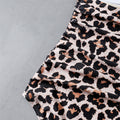 Halter Leopard Print One-Piece Bathing Suit