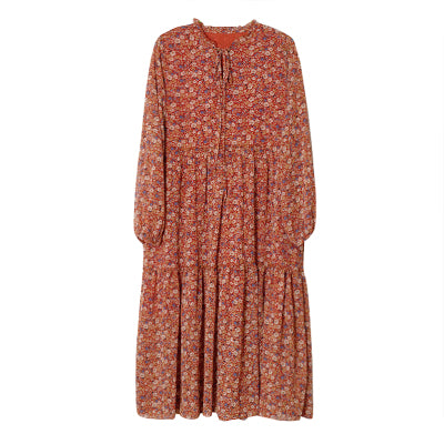 Bohemia Travel Chiffon Retro Dress