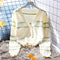 Colored Striped Hollow Knitted Cardigan