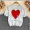 Love Ice Silk Short Sleeve T-Shirt