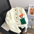 Mori Delicate Embroidered Loose Cardigan