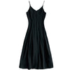 Summer Black Loose Plus Size  Dress