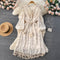 Lace Embroidered Slim Fairy Dress